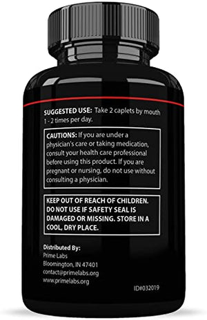 Prime Labs - Men's Test Booster (2-Pack) - Natural Stamina, Endurance and Strength Booster