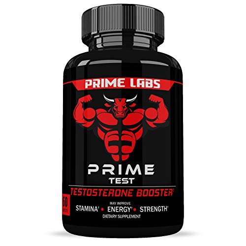 Prime Labs - Men's Test Booster (2-Pack) - Natural Stamina, Endurance and Strength Booster