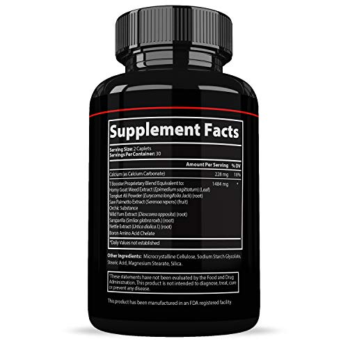 Prime Labs - Men's Test Booster (2-Pack) - Natural Stamina, Endurance and Strength Booster
