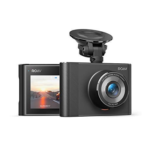 Anker Roav DashCam A1, Dash Cam for Car, Driving Recorder, 1080p FHD LCD Screen, Nighthawk Vision, Wide Angle Lens, Wi-Fi, G-Sensor, WDR, Loop Recording, Night Mode, Motion Detection, Dedicated App