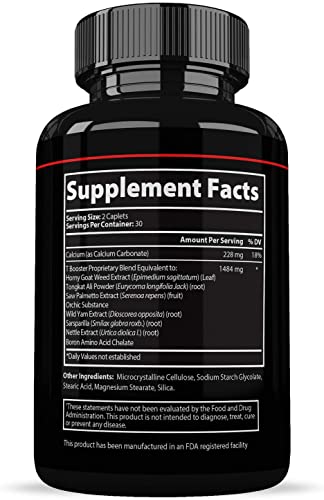 Prime Labs - Men's Test Booster (2-Pack) - Natural Stamina, Endurance and Strength Booster