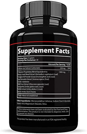 Prime Labs - Men's Test Booster (2-Pack) - Natural Stamina, Endurance and Strength Booster