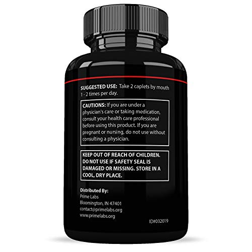 Prime Labs - Men's Test Booster (2-Pack) - Natural Stamina, Endurance and Strength Booster