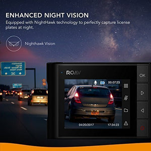 Anker Roav DashCam A1, Dash Cam for Car, Driving Recorder, 1080p FHD LCD Screen, Nighthawk Vision, Wide Angle Lens, Wi-Fi, G-Sensor, WDR, Loop Recording, Night Mode, Motion Detection, Dedicated App