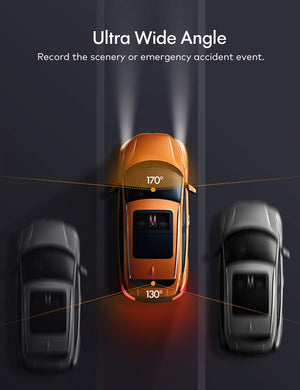 APEMAN Dash Cam, Front and Rear Camera for Cars FHD 1080P IPS Screen, Support GPS, SD Card Included, 170°Wide Angle, Motion Detection, Night Vision, G-Sensor, Parking Monitor, Loop Recording, WDR