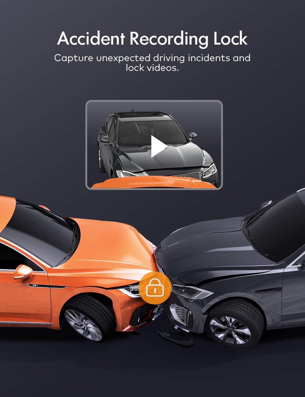 APEMAN Dash Cam, Front and Rear Camera for Cars FHD 1080P IPS Screen, Support GPS, SD Card Included, 170°Wide Angle, Motion Detection, Night Vision, G-Sensor, Parking Monitor, Loop Recording, WDR