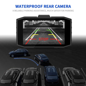 Campark Dash Cam Front and Rear Full HD Dual Dashboard Camera for Cars with 3 Inches Screen Night Vision 170° Wide Angle G-Sensor Loop Recording Parking Mode