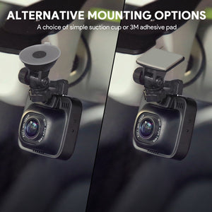 AUKEY Dash Cam Mini FHD 1080P Car Camera with Supercapacitor and 170 Degrees Wide Angle Dash Camera for Cars with 2 inches LCD, G-Sensor, Motion Detection and Dual-Port Car Charger